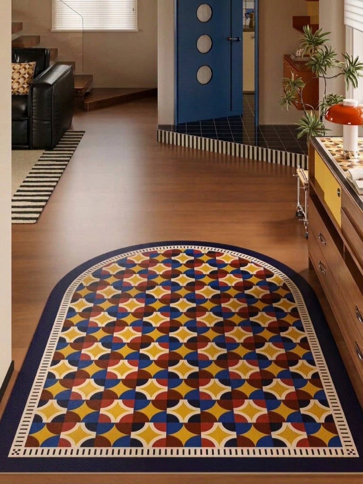 Circle Colorful Pattern Door Mat