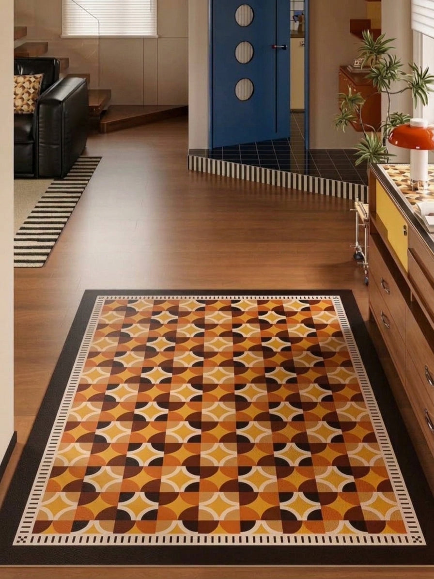 Circle Colorful Pattern Door Mat