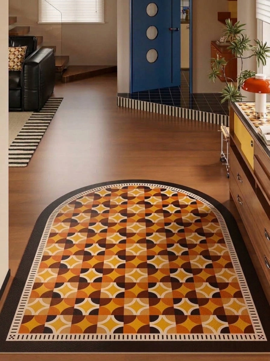 Circle Colorful Pattern Door Mat