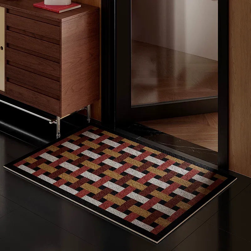 Geometric Weaving Door Mat