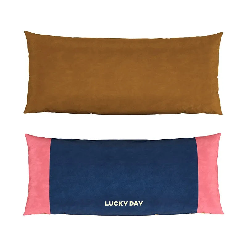 Lucky Day Colorblock Lumbar Pillow