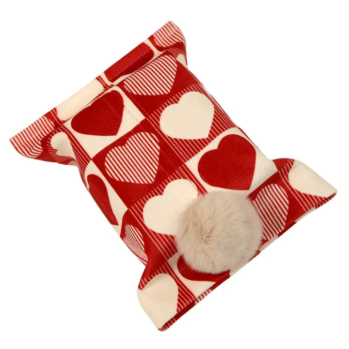 Red & Pink Heart Tissue Covers