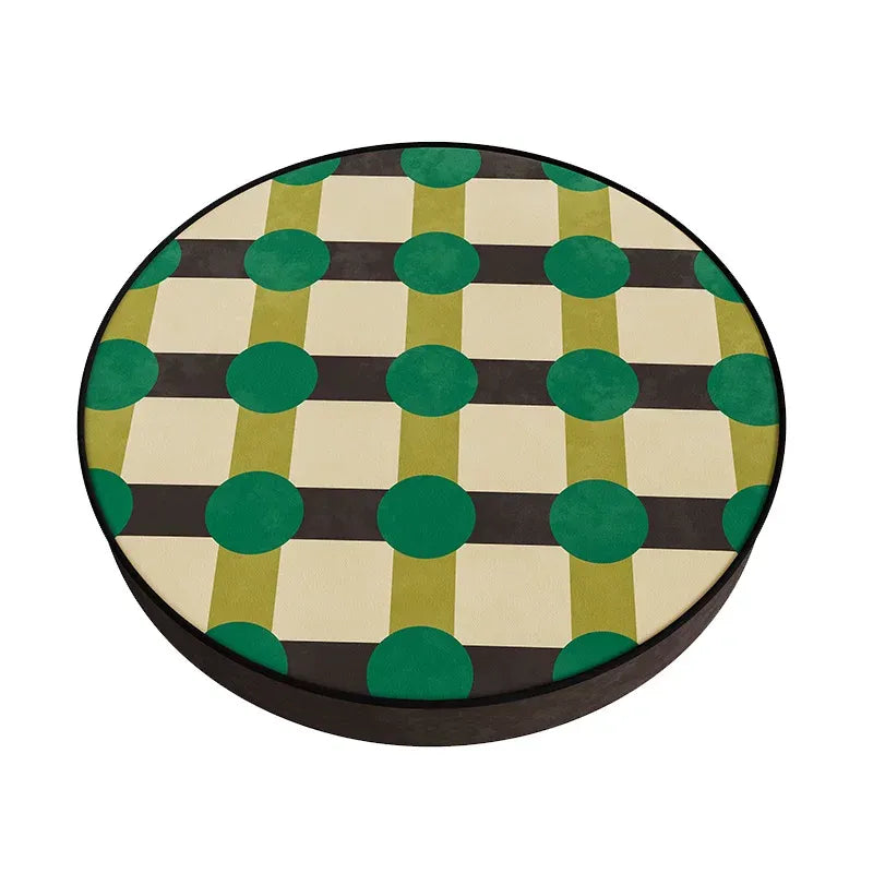 Color Block Polka Dot Seat Cushions