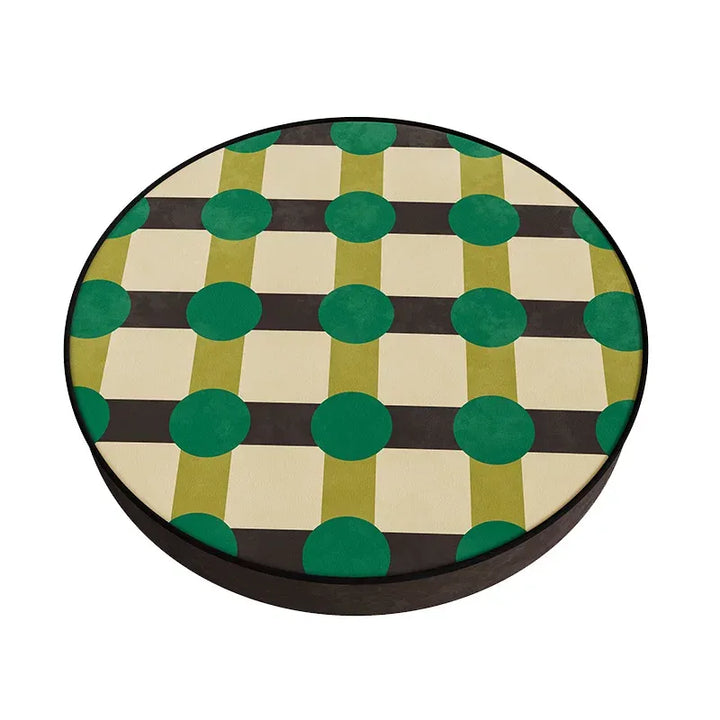 Color Block Polka Dot Seat Cushions
