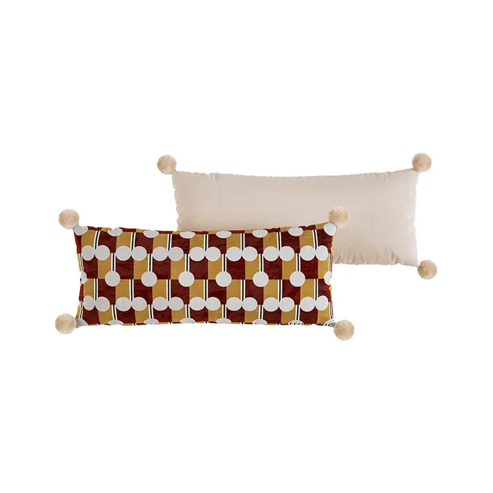 Rhythm Stripes & Dots Lumbar Pillow