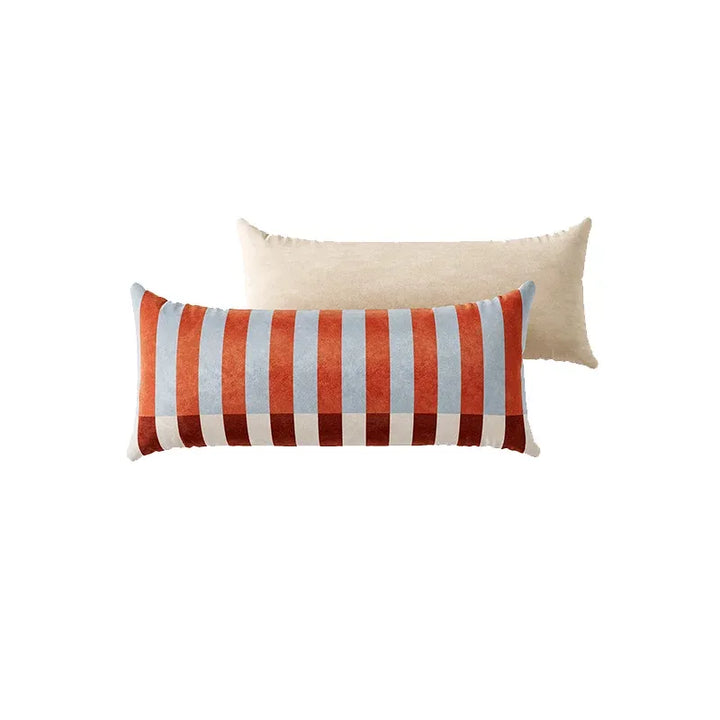 Fortune Striped Lumbar Pillow