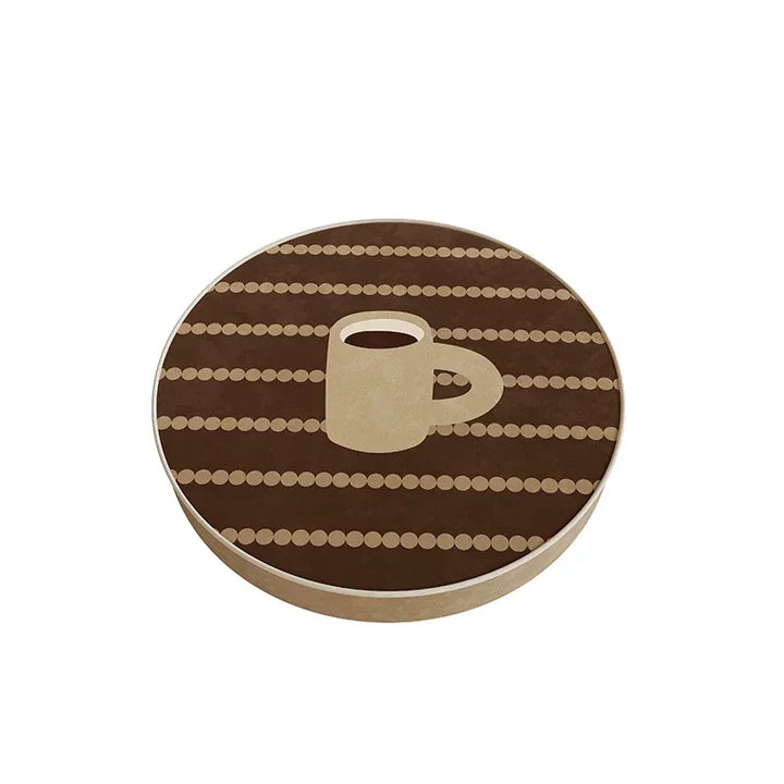 Brown Cartoon Seat Cushion