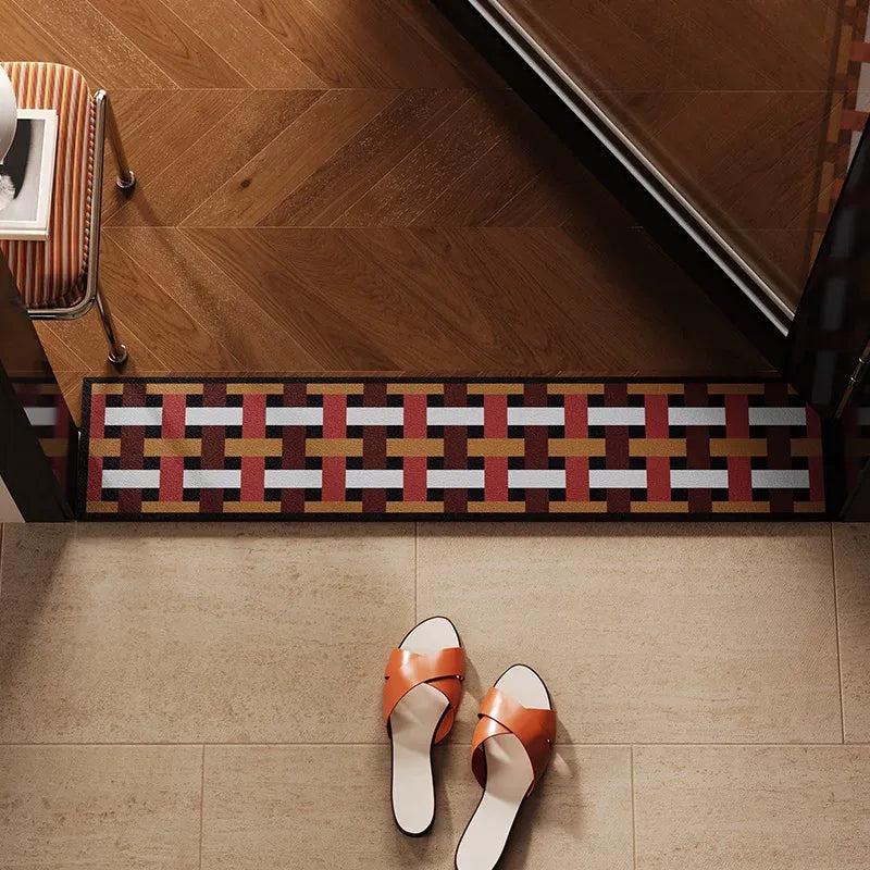 Geometric Weaving Narrow Door Mat