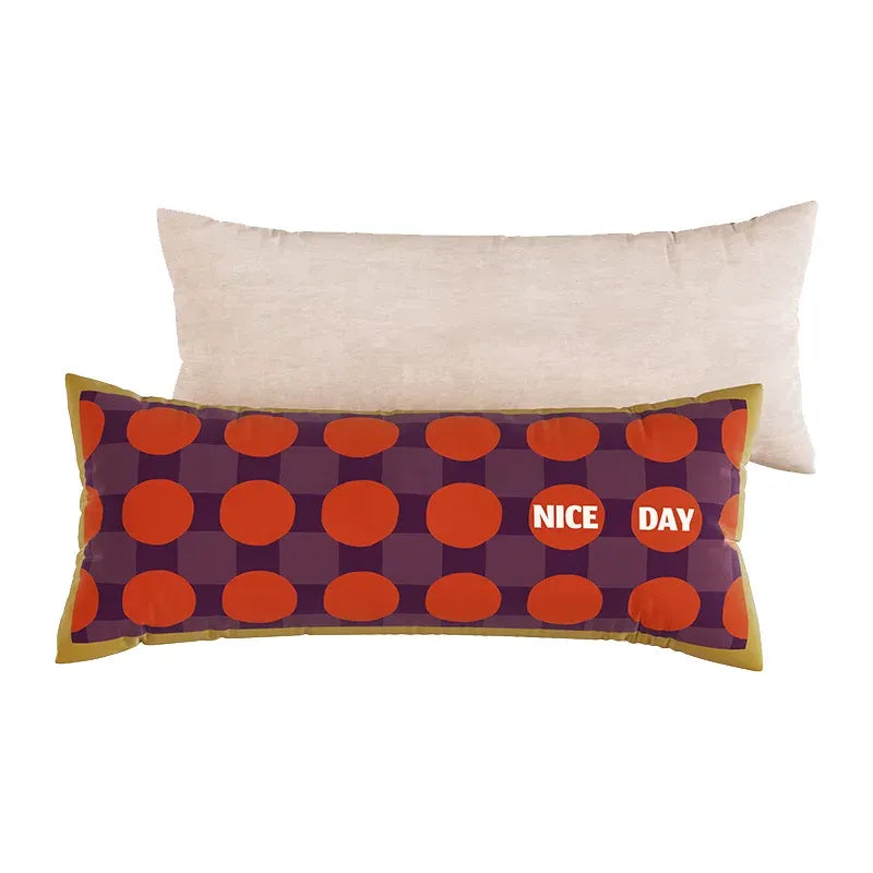 Nice Day Dot Lumbar Pillow