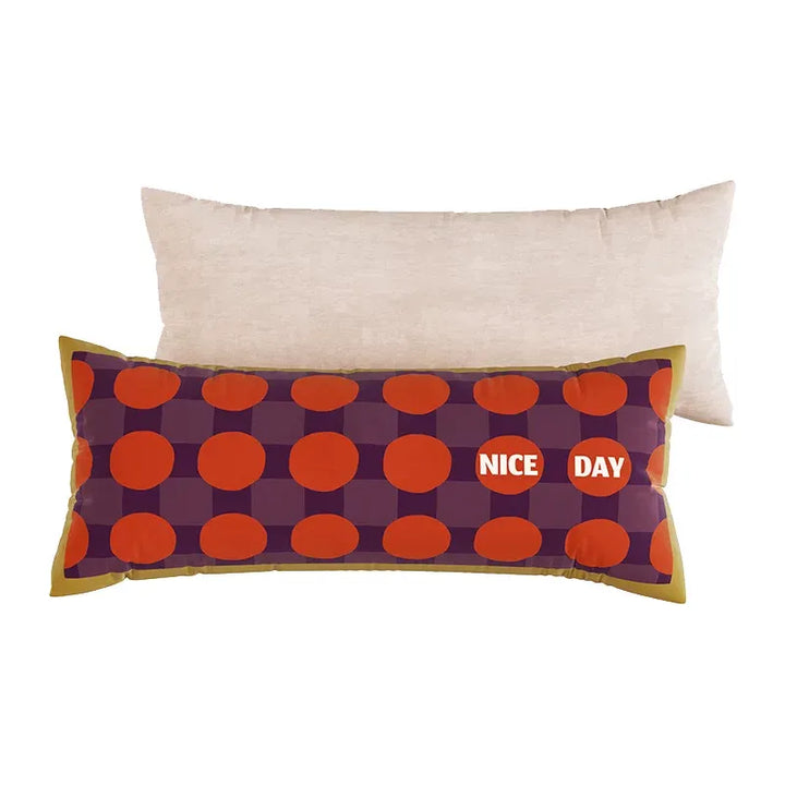 Nice Day Dot Lumbar Pillow