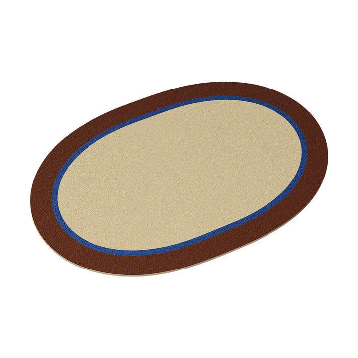Oval Minimalist Placemats Set