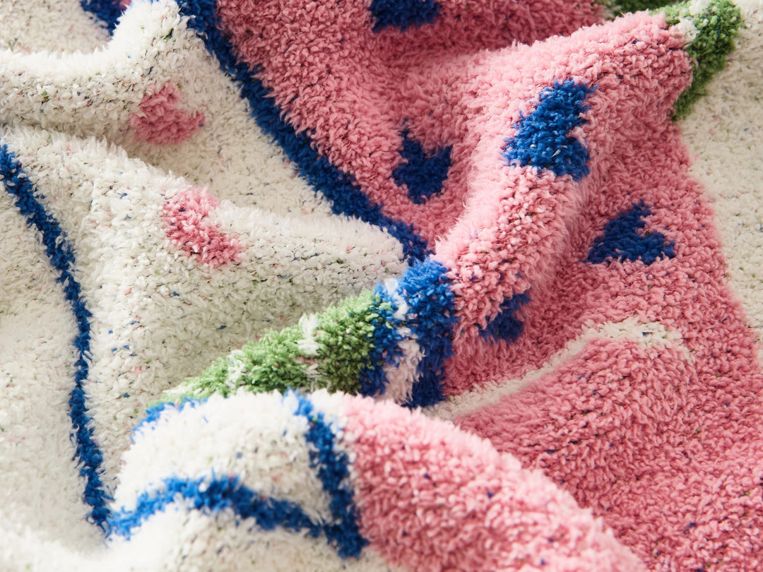 Fish & Lemon Throw Blanket