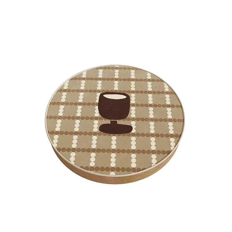 Brown Cartoon Seat Cushion