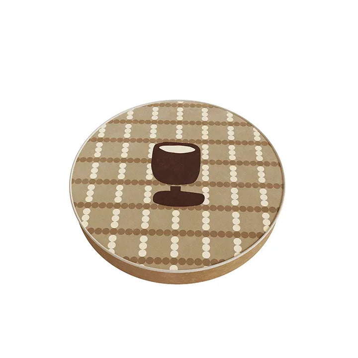 Brown Cartoon Seat Cushion