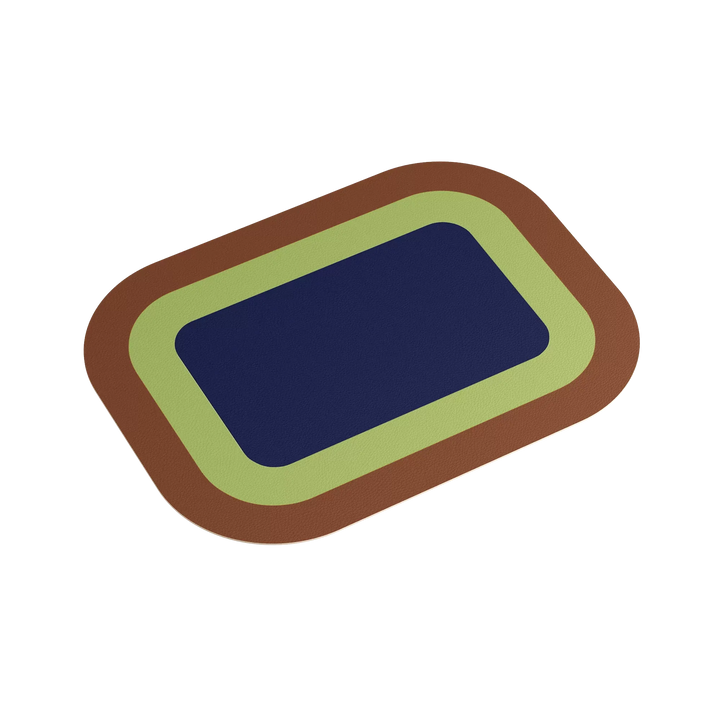 Modern Contrast Color Placemats Set