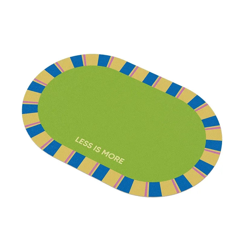 Colorful Less is More Placemats Set