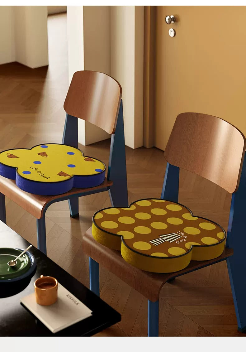 Life is Good Brown Seat Cushion