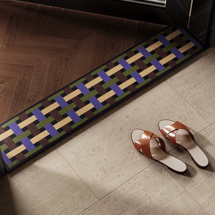 Geometric Weaving Narrow Door Mat