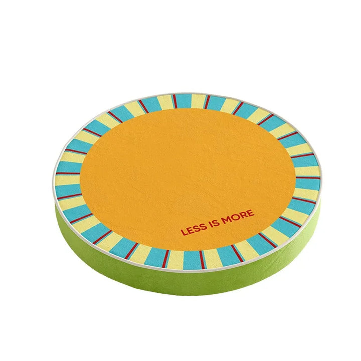 Colorful Less is More Seat Cushions