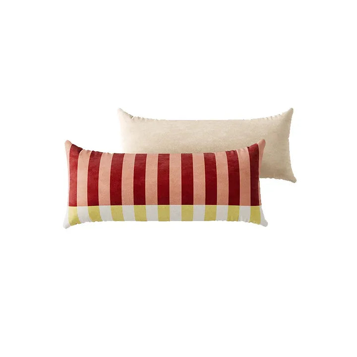 Fortune Striped Lumbar Pillow