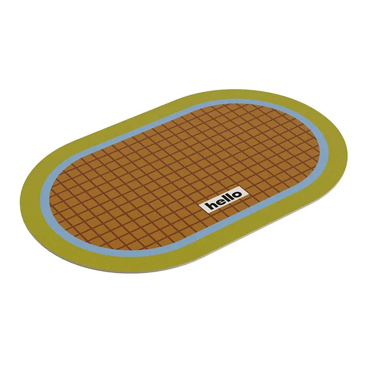 Hello Grid Combo Bathroom Mat