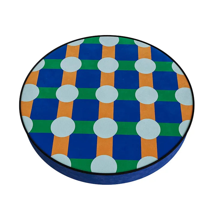 Color Block Polka Dot Seat Cushions