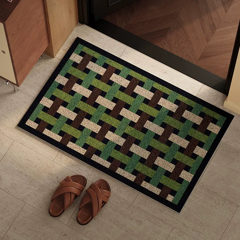 Geometric Weaving Door Mat