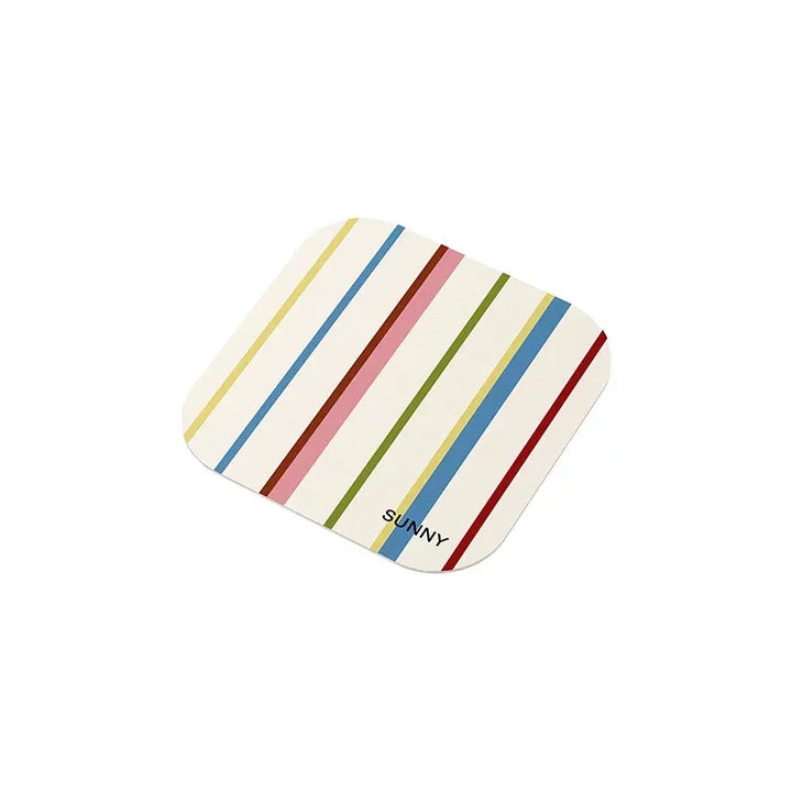 Sunny Striped Coasters