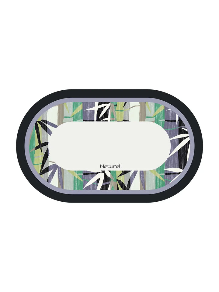 Natural Bamboo Print Placemats Set