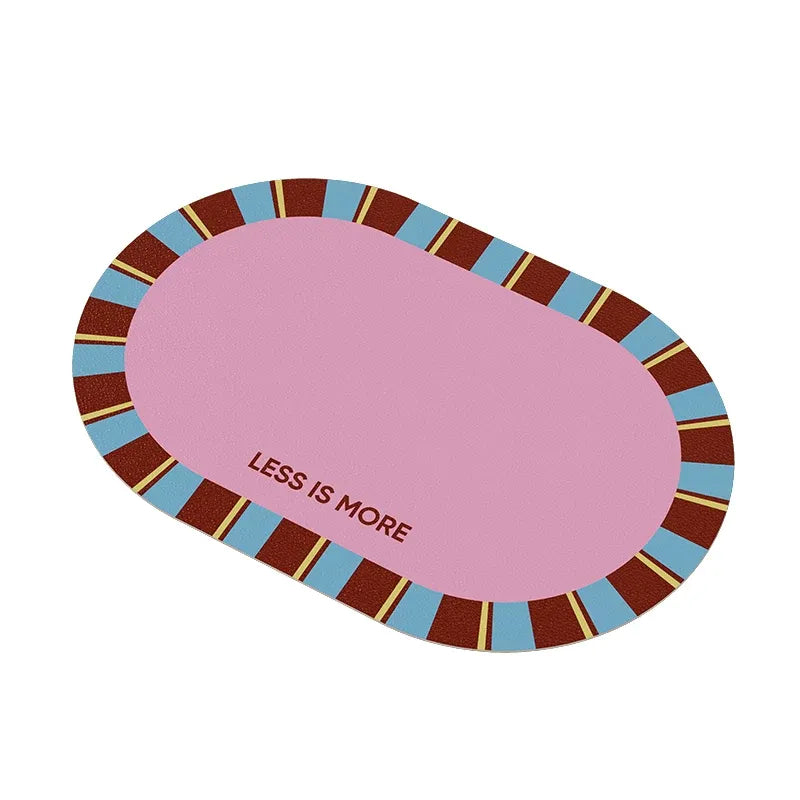 Colorful Less is More Placemats Set