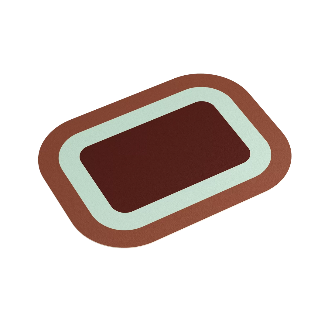 Modern Contrast Color Placemats Set