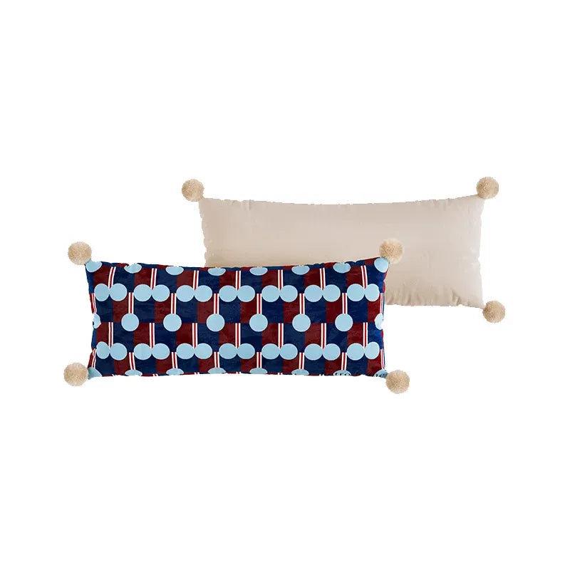 Rhythm Stripes & Dots Lumbar Pillow
