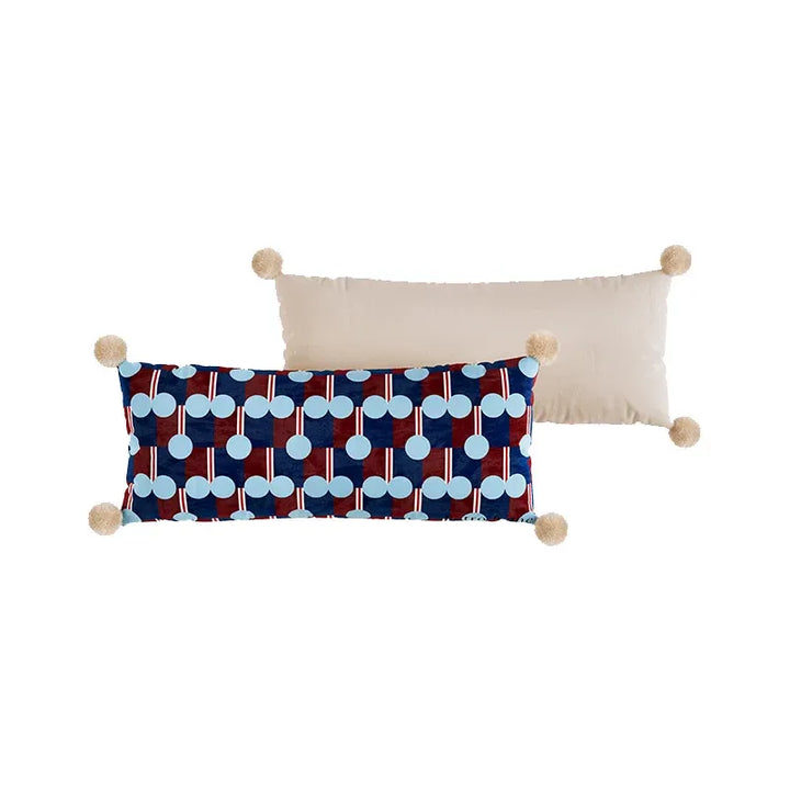 Rhythm Stripes & Dots Lumbar Pillow