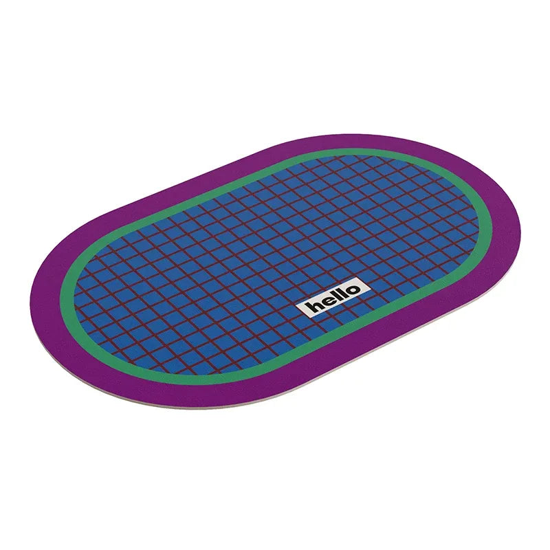 Hello Grid Combo Bathroom Mat
