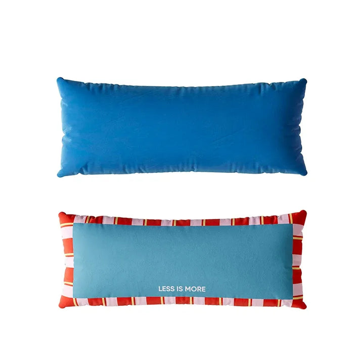 Colorful Less is More Lumbar Pillow