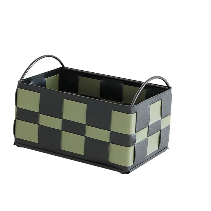 Checkerboard Tier Storage Basket