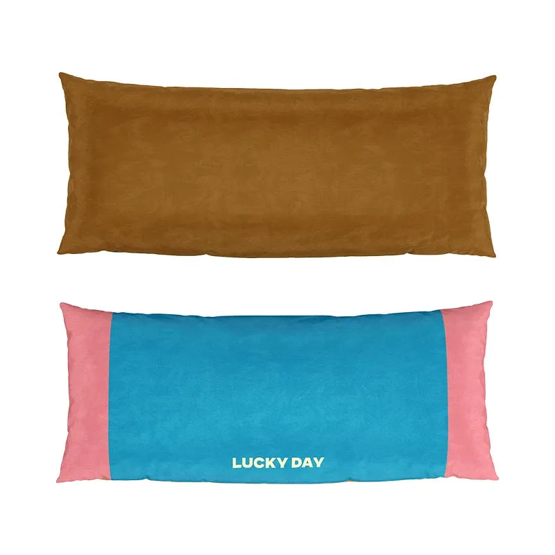 Lucky Day Colorblock Lumbar Pillow