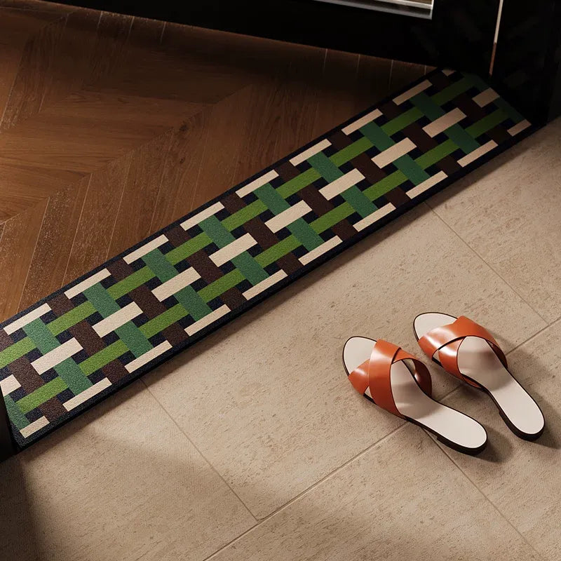 Geometric Weaving Narrow Door Mat