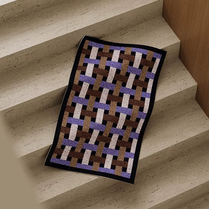 Geometric Weaving Door Mat