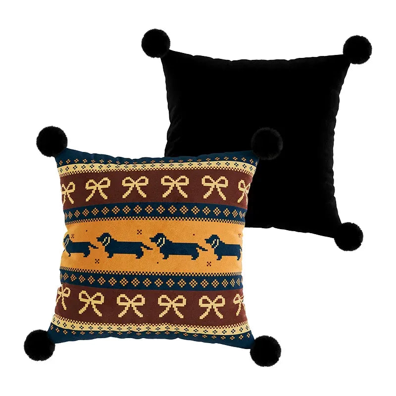 Winter Sweater Pattern Pillows