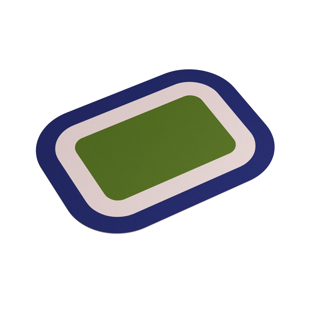 Modern Contrast Color Placemats Set