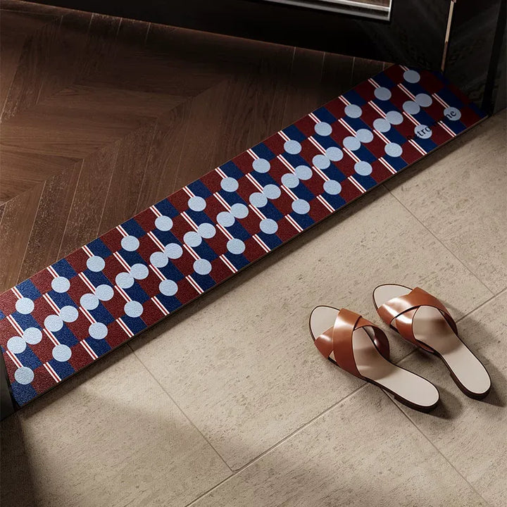 Rhythm Stripes & Dots Narrow Door Mat