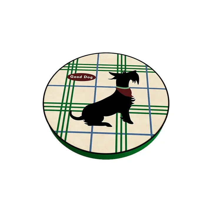 Vintage Plaid Terrier Seat Cushion