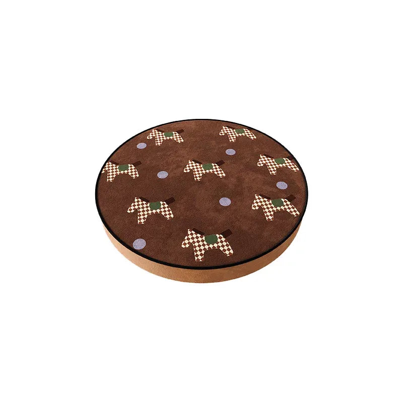 Brown Tone Pony Seat Cushion