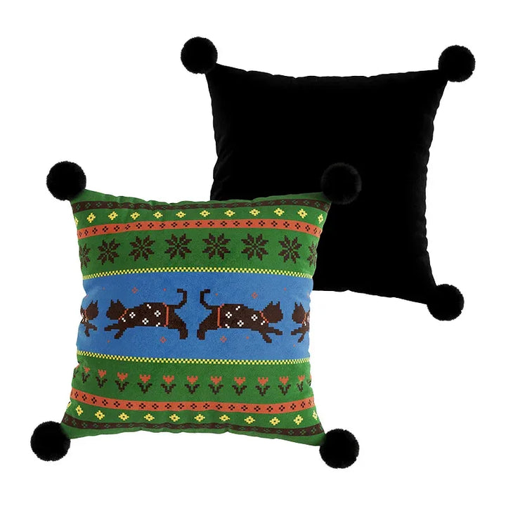Winter Sweater Pattern Pillows