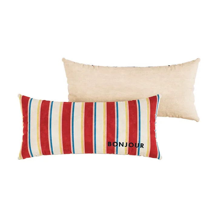 Bonjour Striped Lumbar Pillows
