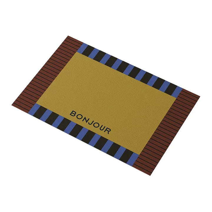 Bonjour Color Block Placemats Set