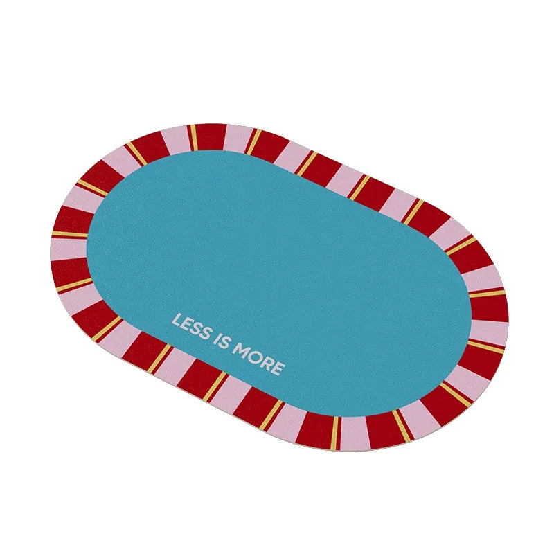 Colorful Less is More Placemats Set