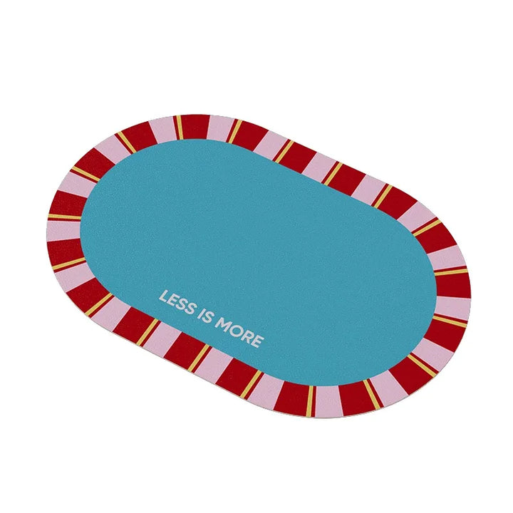 Colorful Less is More Placemats Set