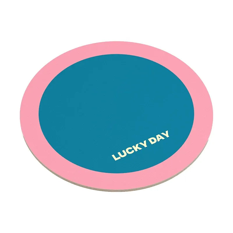 Lucky Day Colorblock Coasters